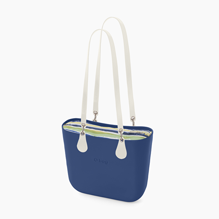 Cobalt Blue and White Mini Bag