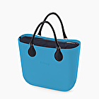 O bag mini aqua and navy blue