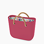 O bag mini fucsia rose e parrots