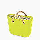 O bag mini lime e foglie