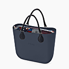 O bag mini marineblau und bordeaux