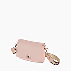 O pocket smoke pink with rhombus shoulder strap