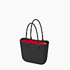 O bag black and red