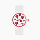 O clock hearts rouge et blanche