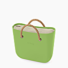 O bag mini in Greenery und Natural