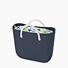 O bag mini in Navyblau Krabbe