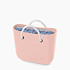 O bag mini rose fumée et blanche bonbons